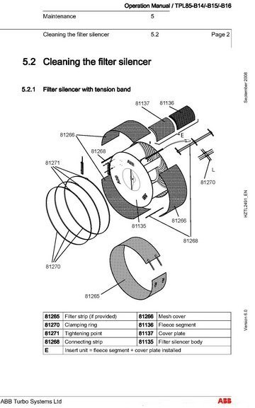 ABB TPL 渦輪增壓器手冊(cè)
